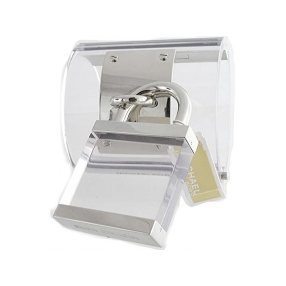 EUC MICHEAL KORS Runway Lucite Padlock Cuff - Picture 3 of 6
